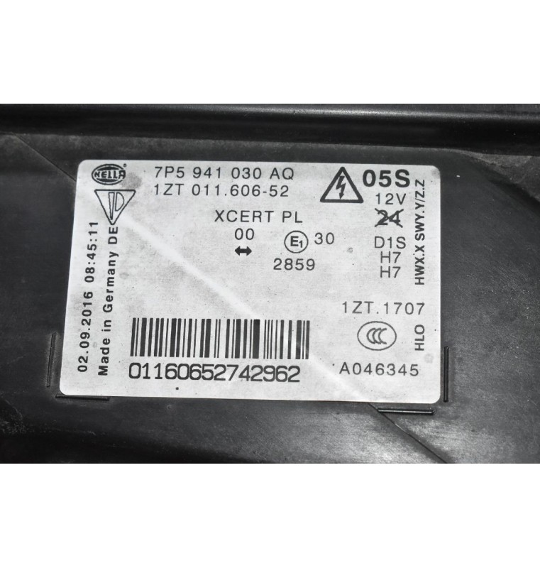 Φανάρι Εμπρός Δεξιά Porsche Cayenne 958 2010-2020 7P5941030AQ 7P5907381B (Xenon) (Γνήσιο)