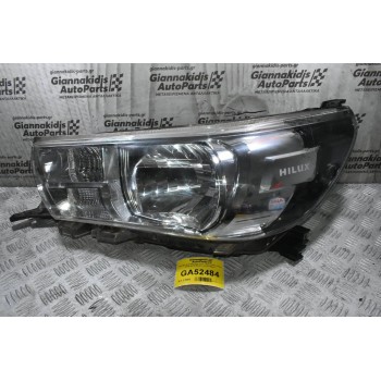 Φανάρι Εμπρός Αριστερό Toyota Hilux Revo 2015-2019 (Μηχανικό) (Γνήσιο)
