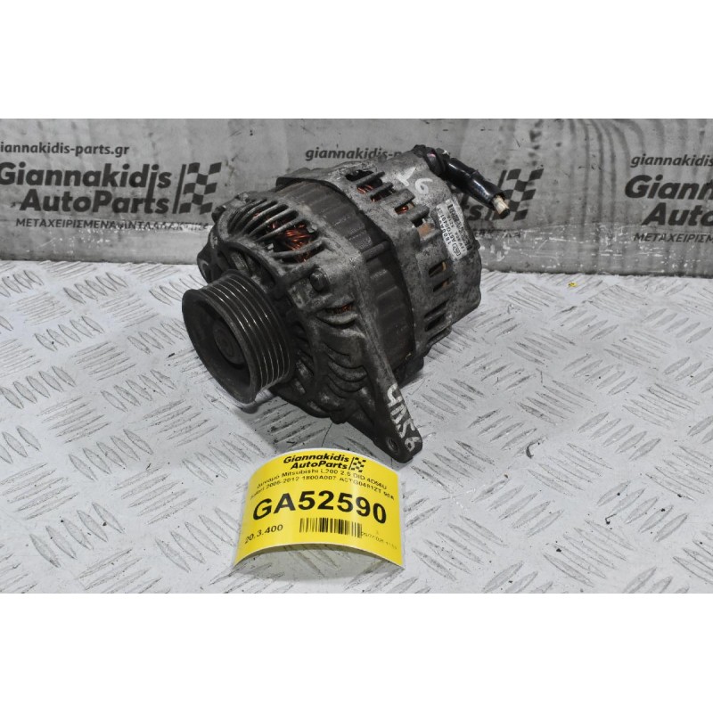 Δυναμό Mitsubishi L200 2.5 DID 4D56U Safari 2005-2012 1800A007 A5TG0491ZT 90A