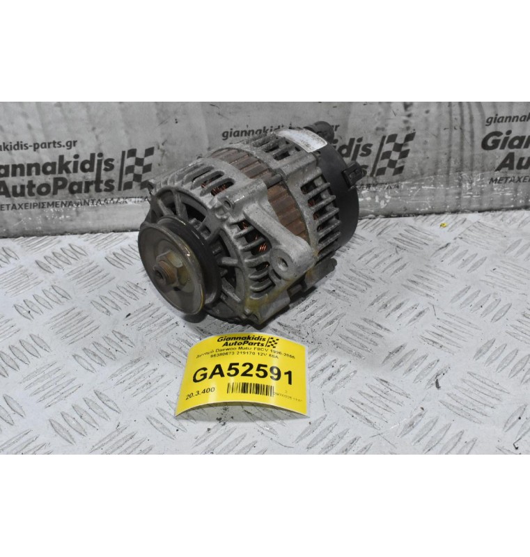 Δυναμό Daewoo Matiz F8CV 1996-2005 96380673 219170 12V 65A (Γνήσιος)