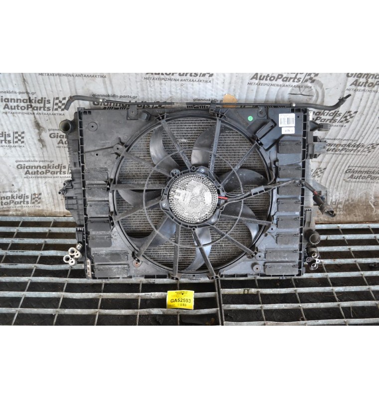 Ψυγείο Νερού + Βεντιλατέρ Porsche Cayenne 958 2010-2020 (95810613210) (95810606120)