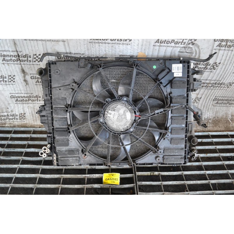 Ψυγείο Νερού + Βεντιλατέρ Porsche Cayenne 958 2010-2020 (95810613210) (95810606120)