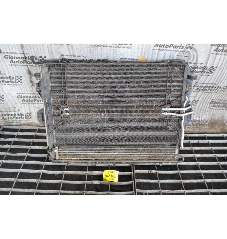 Ψυγείο Νερού + Βεντιλατέρ Porsche Cayenne 958 2010-2020 (95810613210) (95810606120)