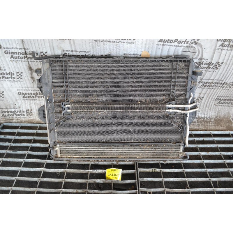 Ψυγείο Νερού + Βεντιλατέρ Porsche Cayenne 958 2010-2020 (95810613210) (95810606120)