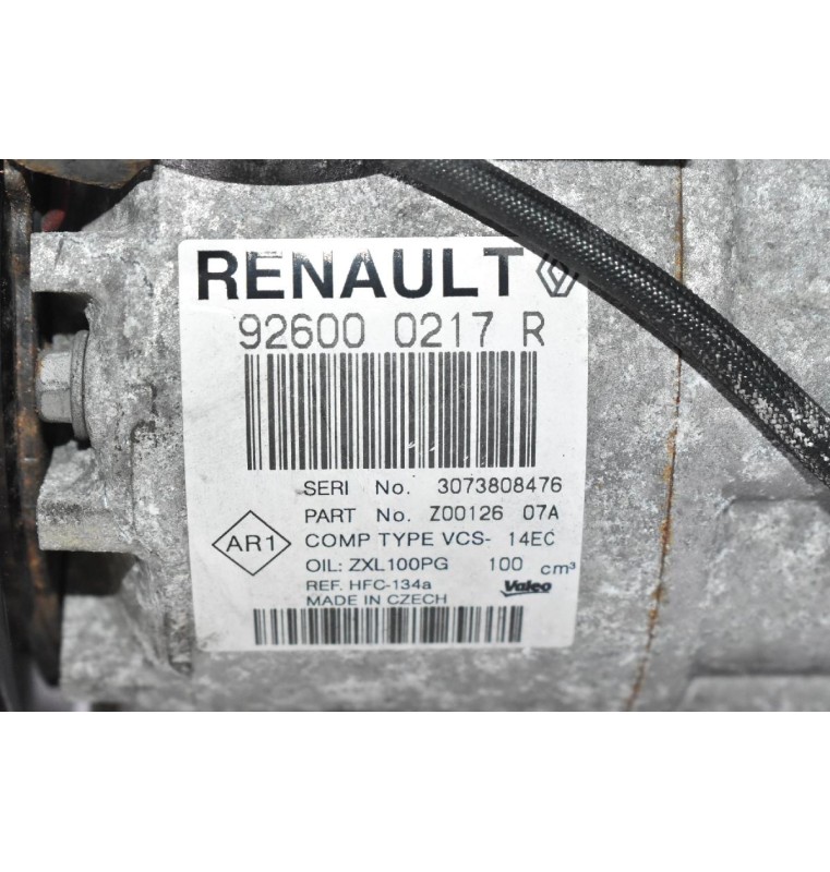 Κομπρεσέρ Aircondition - A/C Renault Clio / Captur 1.2cc H5F 2012-2022 926000217R (Γνήσιο) (Nissan / Dacia)