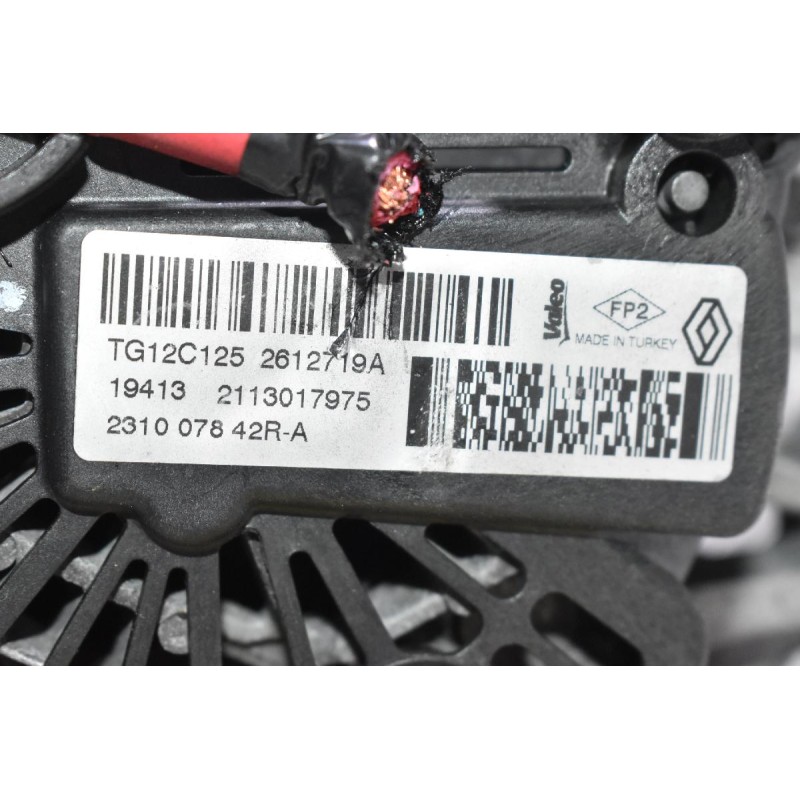 Δυναμό Dacia Renault Captur / Clio / Twingo / Kadjar 2010-2024 (Γνήσιo) 231007842R 2612719A TG12C125 ( Dacia Duster / Sandero)