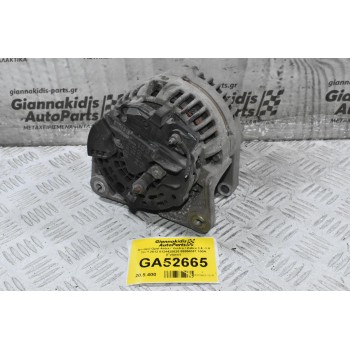 Δυναμό Opel Astra / Vectra / Zafira 1.6 -1.8 2000-2012 0124425020 55556067 100A (Γνήσιο)
