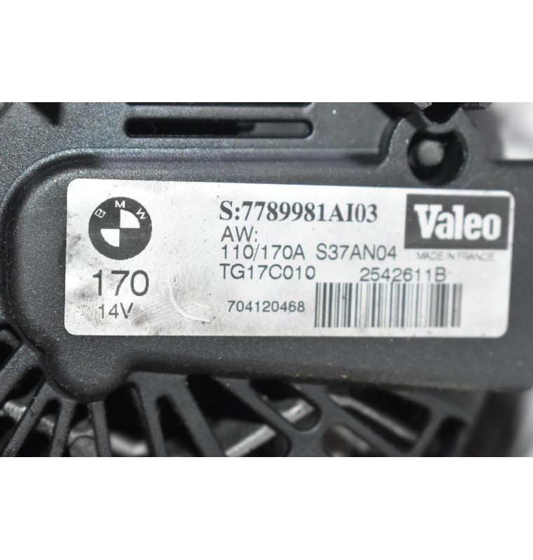 Δυναμό Bmw E60 E90 E65 M57 110/170A 14V 2002-2012 (Γνήσιο) 7789981 TG17C010 2542611B (325 330 525 530)