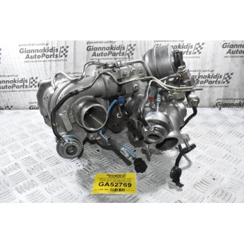 Τουρμπίνα Διπλή Mazda 6 / CX-5 2.2 Diesel SH Twin Turbo 2012-2020 SH01-13700 810357-0002 810358-0002 (Λιγα Κενά)