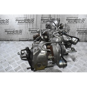 Τουρμπίνα Διπλή Mazda 6 / CX-5 2.2 Diesel SH Twin Turbo 2012-2020 SH01-13700 810357-0002 810358-0002 (Λιγα Κενά)