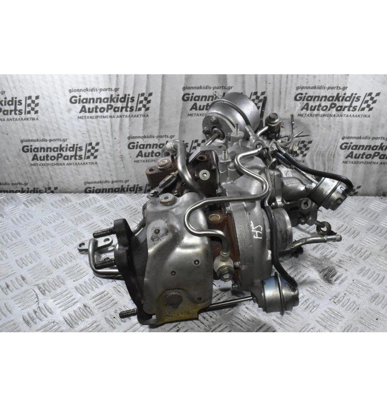 Τουρμπίνα Διπλή Mazda 6 / CX-5 2.2 Diesel SH Twin Turbo 2012-2020 SH01-13700 810357-0002 810358-0002 (Λιγα Κενά)