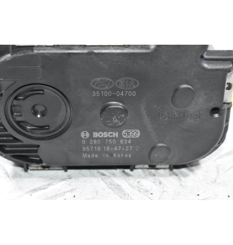 Πεταλούδα Γκαζιού Kia Picanto - Hyundai I20 1.2 G4LA 2017-2023 35100-04700 0280750634 (Γνήσια)