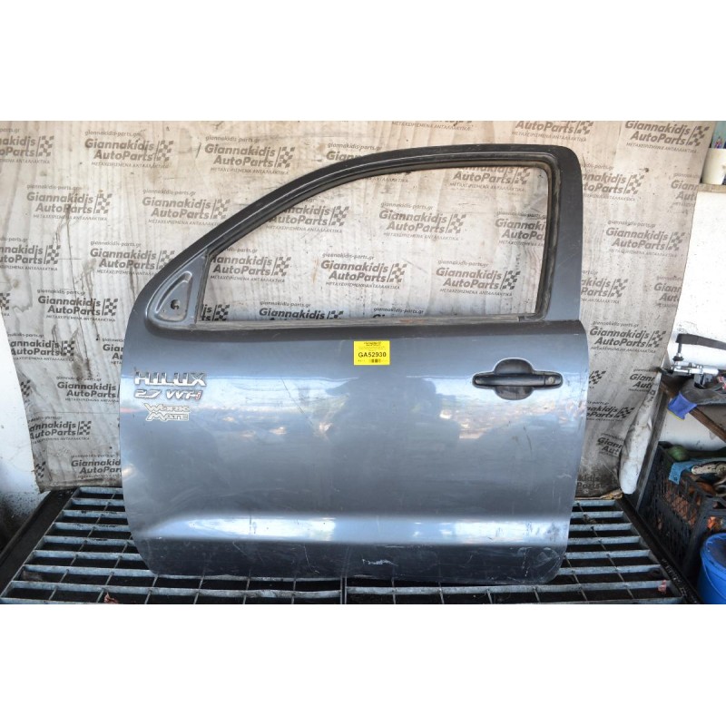 Πόρτα Εμπρός Αριστερη Toyota Hilux KUN25 2005-2015 (Χωρίς Καθρέφτη) (Μιαμιση)