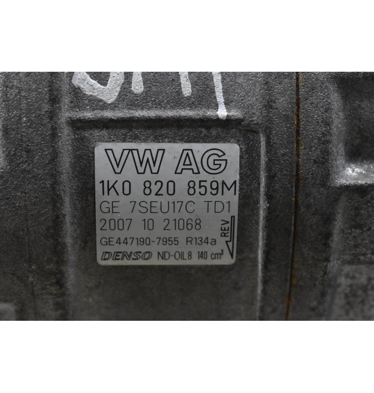 Κομπρεσέρ Aircondition Seat Ibiza / Leon 1.4 TSI 2008-2013 DENSO 1Κ0820859Μ GE447190-7955 (Volkswagen Skoda Audi)