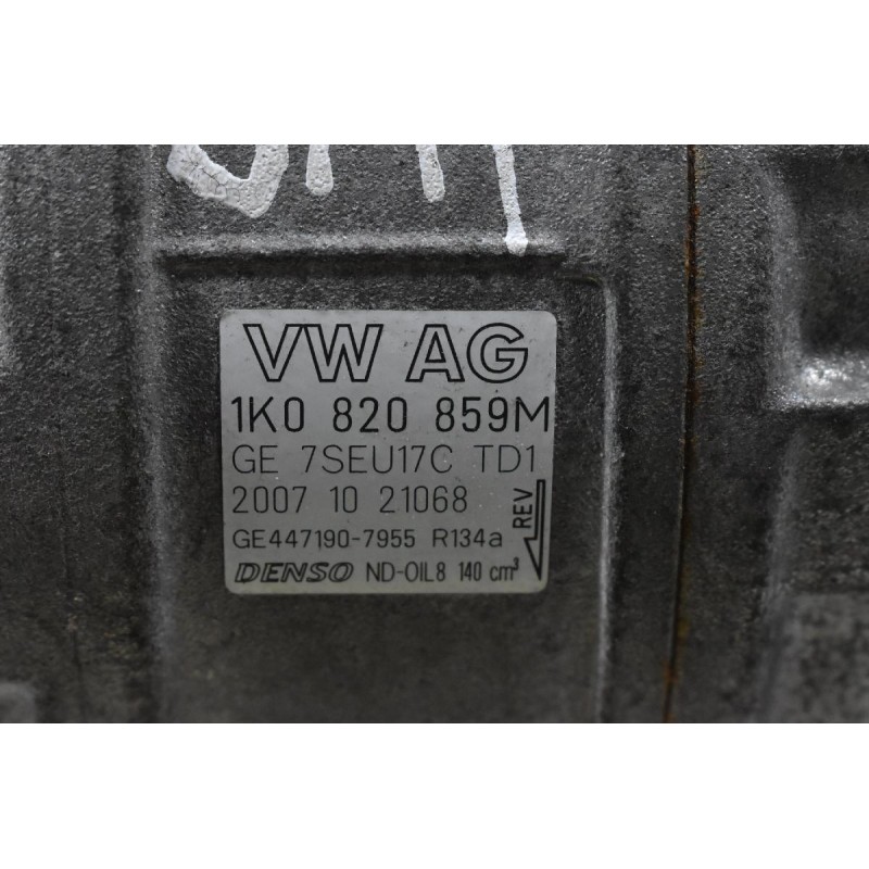 Κομπρεσέρ Aircondition Seat Ibiza / Leon 1.4 TSI 2008-2013 DENSO 1Κ0820859Μ GE447190-7955 (Volkswagen Skoda Audi)