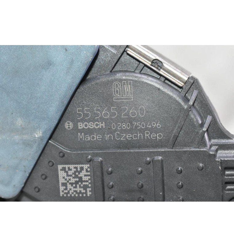 Πεταλούδα Γκαζιού Opel Astra J 1.6 Turbo A16LET 2009-2015 BOSCH 55565260 0280750496 (Γνήσια)