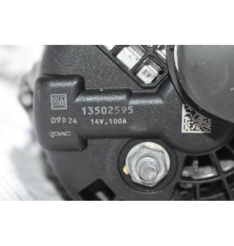 Δυναμό Chevrolet Cruze 1.6 1.8 F18D4 2009-2024 (Γνήσιος) 13502595 100A (Opel Insignia - Astra A16XER A18XER)