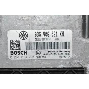 Εγκέφαλος Volkswagen Golf 1.9 TDI 2004-2013 03G906021KH 0281013226 1039S15273 EDC16U34 (Seat / Audi / Skoda)