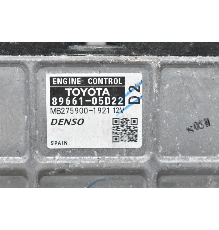 Εγκέφαλος Toyota Avensis 2.0 D4D 2008-2013 89661-05D22 MB275900-1921