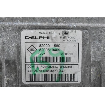 Εγκέφαλος Renault Clio - Megane - Kangoo - Scenic 1.5 2010-2022 8200911560 8200619409 (Modus)