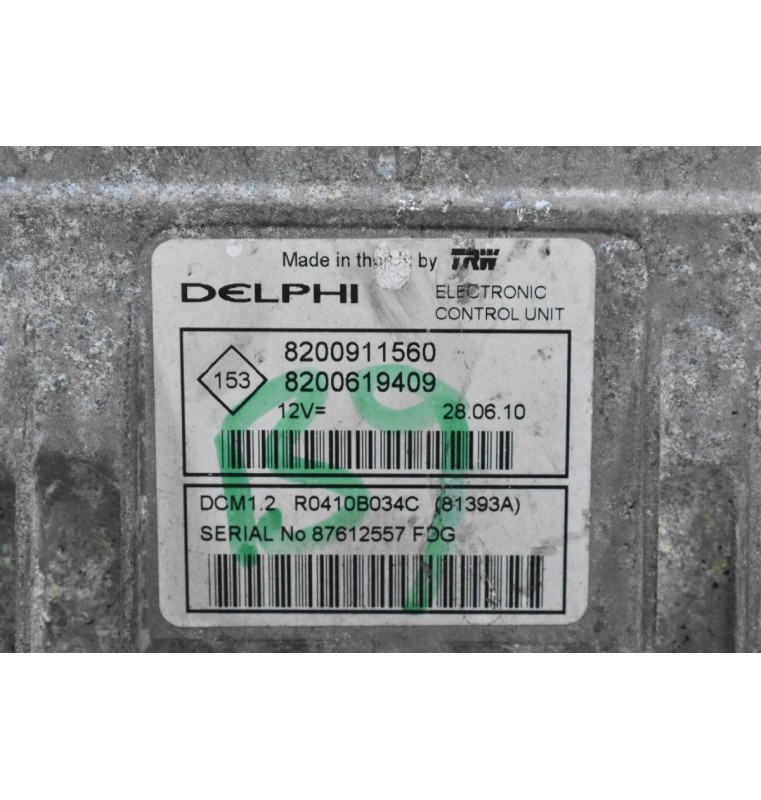 Εγκέφαλος Renault Clio - Megane - Kangoo - Scenic 1.5 2010-2022 8200911560 8200619409 (Modus)
