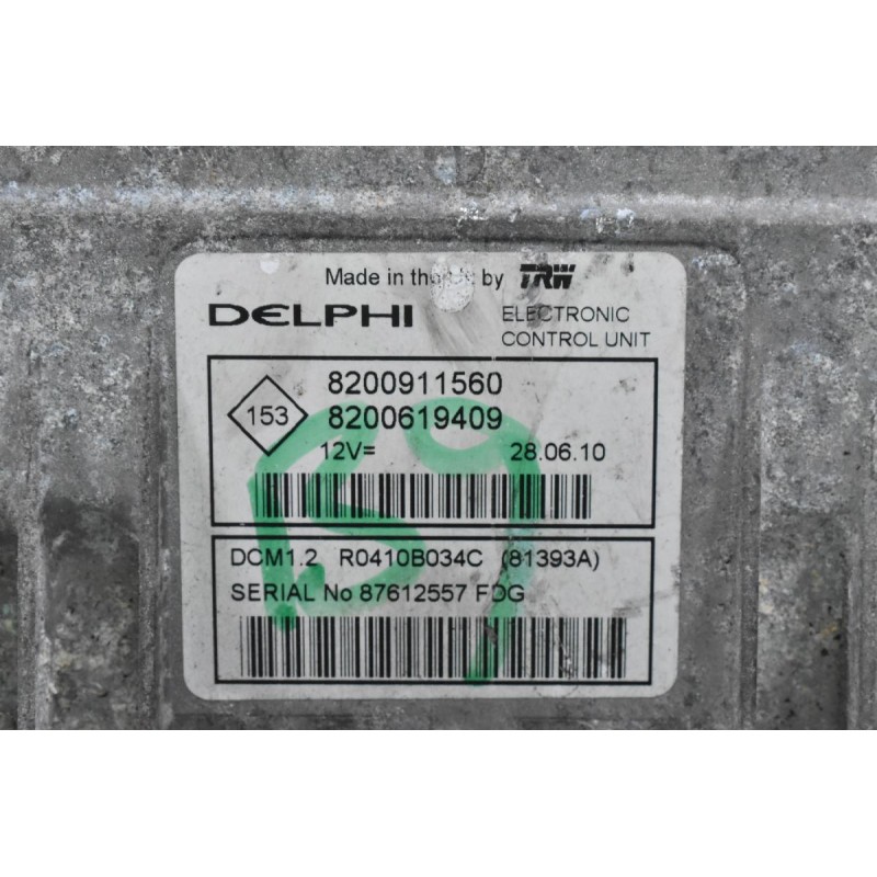 Εγκέφαλος Renault Clio - Megane - Kangoo - Scenic 1.5 2010-2022 8200911560 8200619409 (Modus)