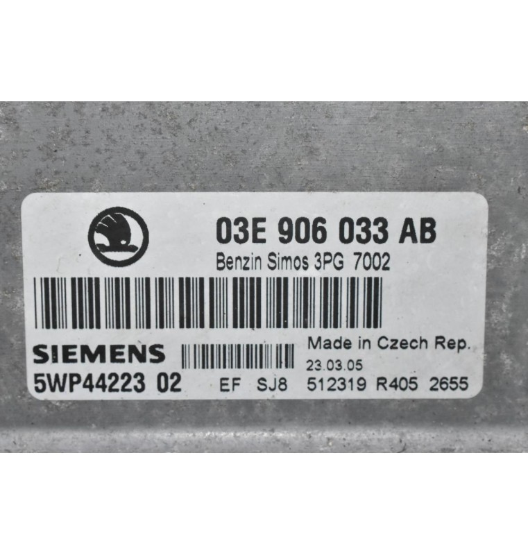 Εγκέφαλος Skoda Fabia 2001-2010 SIEMENS 03E906033AB 5WP4422302 5WP44223
