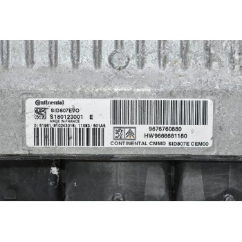 Εγκέφαλος Peugeot 508 1.6 HDI 2008-2020 9676760880 HW 9666681180 S180123001 SID807EVO (Citroen C4)