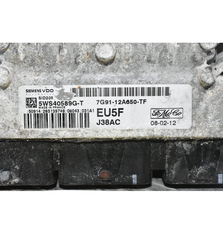 Εγκέφαλος Ford S-Max 1.8 2010-2025 7G91-12A650-TF 5WS40589G-T