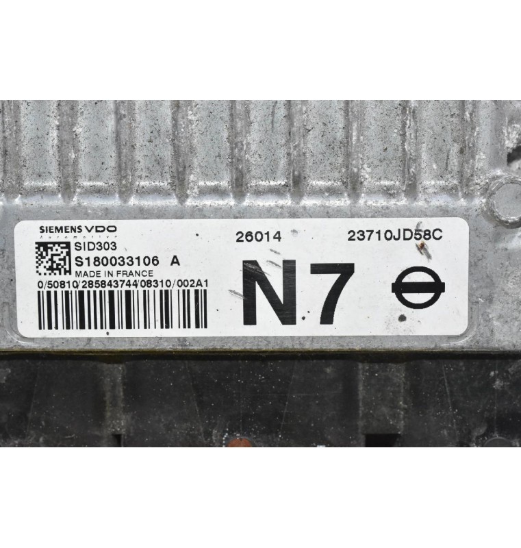 Εγκέφαλος Nissan Qashqai 2006-2015 SIEMENS SID303 S180033106 A 23710-JD58C