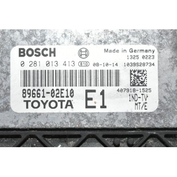Εγκέφαλος Toyota Corolla - Auris 1.4D D4D 2005-2010 89661-02E10 0281013413