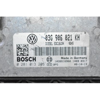 Εγκέφαλος Volkswagen Golf 1.9 TDI 2004-2013 03G906021KH 0281013226 1039S16960 EDC16U34 (Seat / Audi / Skoda)