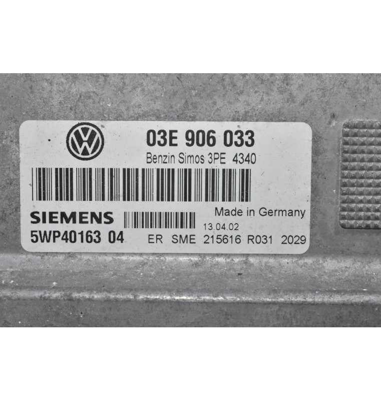 Εγκέφαλος Volkswagen Polo 1.2 2001-2010 SIEMENS 03E906033 5WP4016304