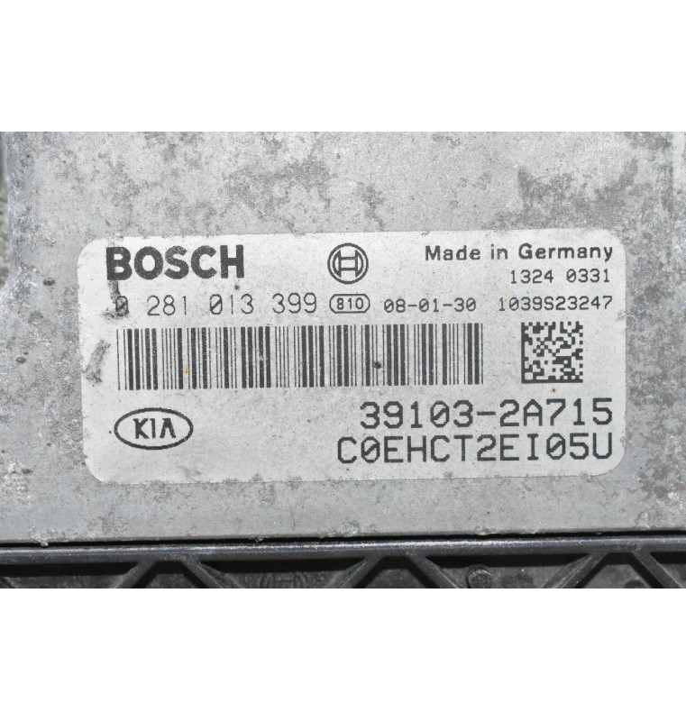 Εγκέφαλος Kia Ceed 1.6 CRDI 2006-2012 0281013399 39103-2A715 1039S23247