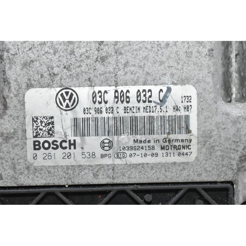 Εγκέφαλος Κινητήρα Volkswagen Golf / Touran 1.4 TSI 2006-2012 03C906032C 0261201538 17.5.1 1039S24158
