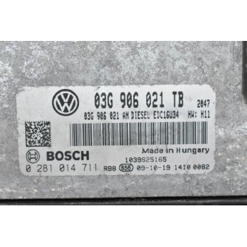 Εγκέφαλος Skoda Octavia 1.9 TDI 2000-2010 03G906021TB 03G906021AN 0281014711 1039S25165