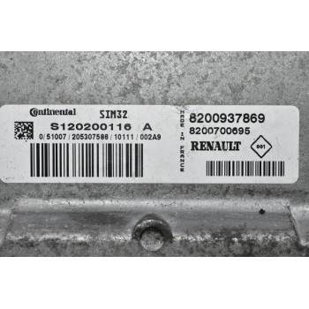 Εγκέφαλος Renault Clio / Twingo 2007-2014 8200937869 8200700695 S120200116A