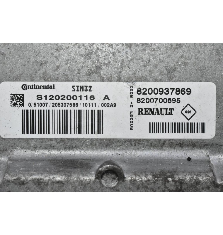 Εγκέφαλος Renault Clio / Twingo 2007-2014 8200937869 8200700695 S120200116A