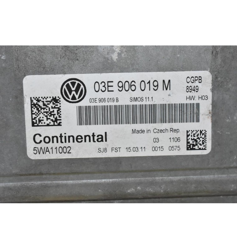 Εγκέφαλος Volkswagen Polo 1.2 2009-2015 SIEMENS 03E906019M 03E906019B 5WA11002