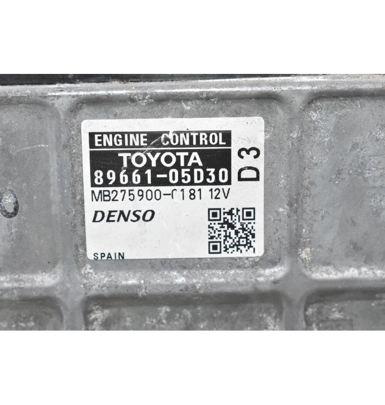 Εγκέφαλος Toyota Avensis 2.0 D4D 2008-2013 89661-05D30 MB275900-0181