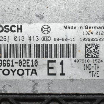 Εγκέφαλος Toyota Corolla - Auris 1.4D D4D 2005-2010 89661-02E10 0281013413 1039S25234