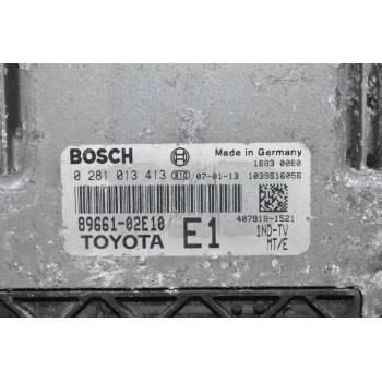 Εγκέφαλος Toyota Corolla - Auris 1.4D D4D 2005-2010 89661-02E10 0281013413 1039S16056