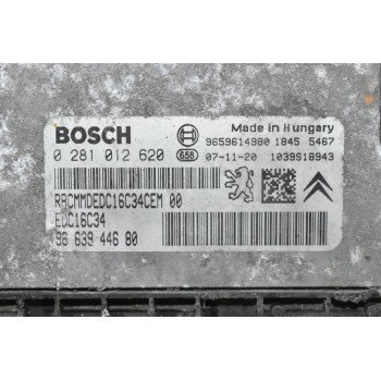 Εγκέφαλος Peugeot Partner 1.6 9HW HDI 2004-2012 BOSCH 0281012620 9663944680 (Citroen Berlingo)