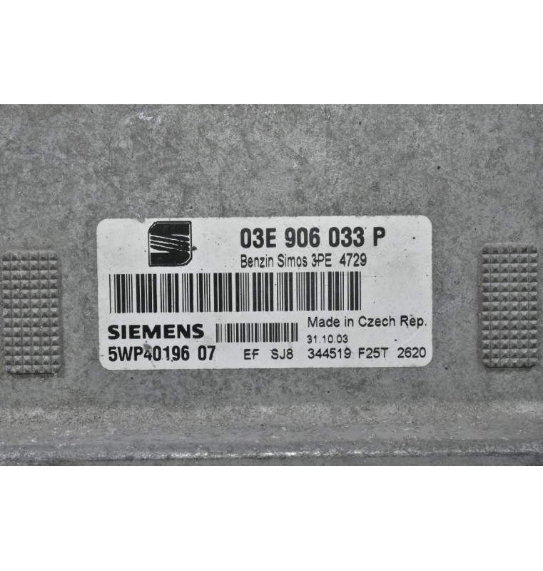 Εγκέφαλος Seat Ibiza 1.2 2001-2010 SIEMENS 03E906033P 5WP4019607