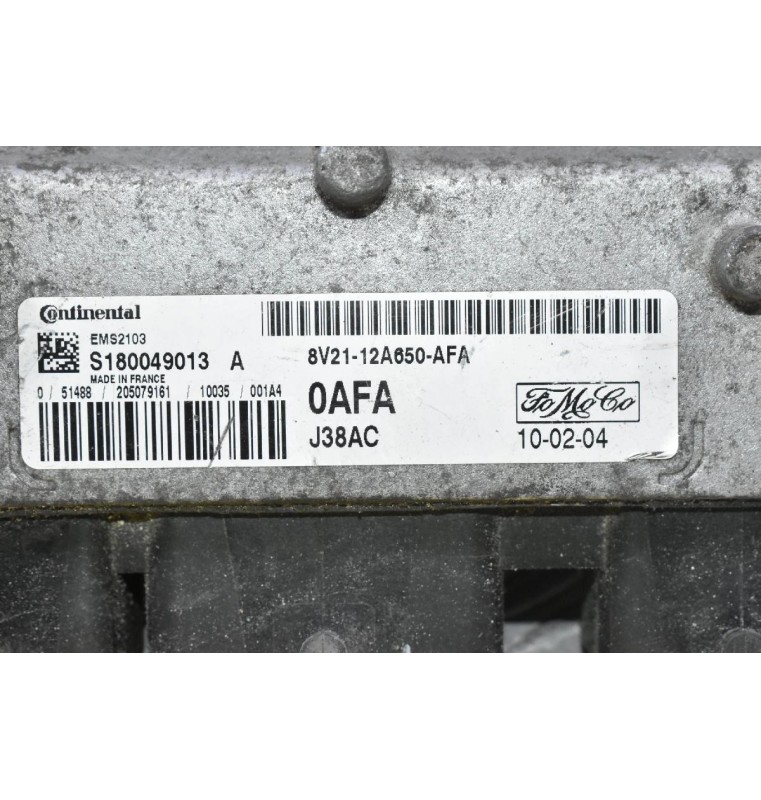 Εγκέφαλος Ford Fiesta 2005-2020 8V21-12A650-AFA S180049013 A EMS2103