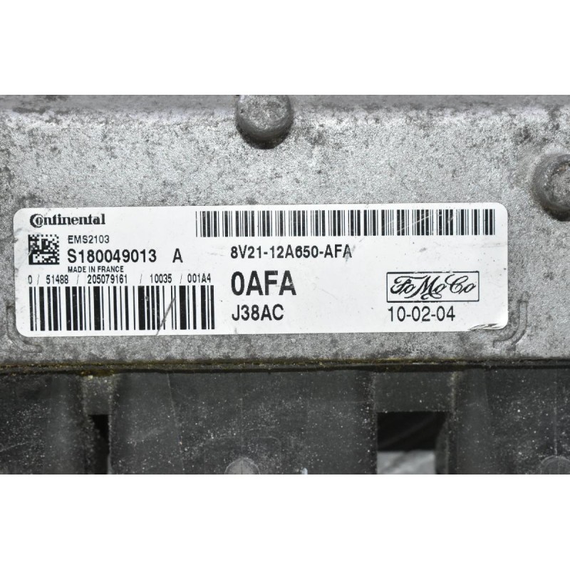 Εγκέφαλος Ford Fiesta 2005-2020 8V21-12A650-AFA S180049013 A EMS2103