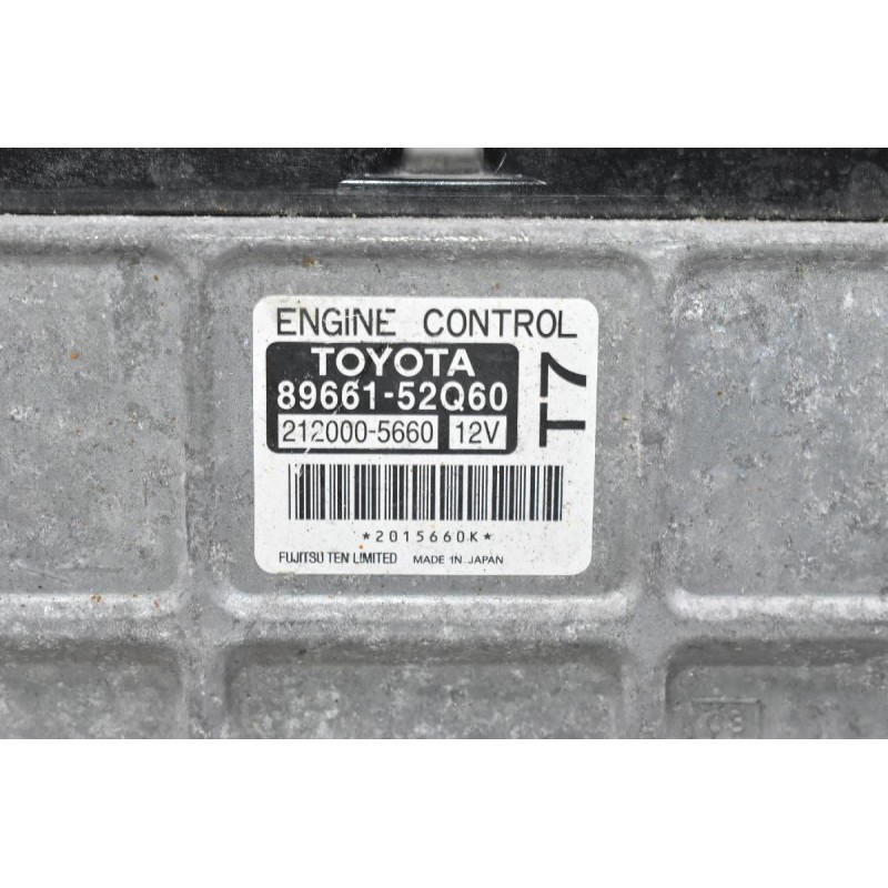 Εγκέφαλος Toyota Yaris 2005-2015 89661-52Q60 212000-5660