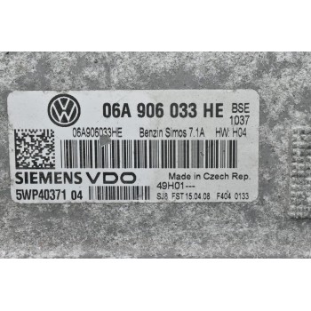 Εγκέφαλος Volkswagen Caddy 1.6 2000-2012 06A906033HE 5WP40371 SIEMENS (Audi Skoda Seat)