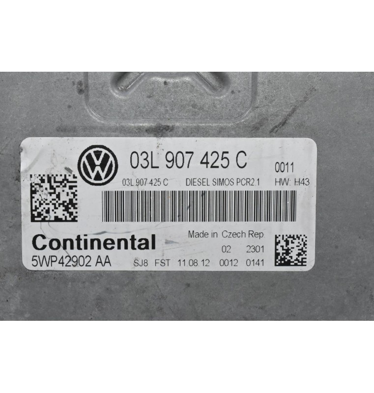 Εγκέφαλος Volkswagen Golf / Passat 1.6 TDI 2004-2014 03L907425C 5WP42902AA