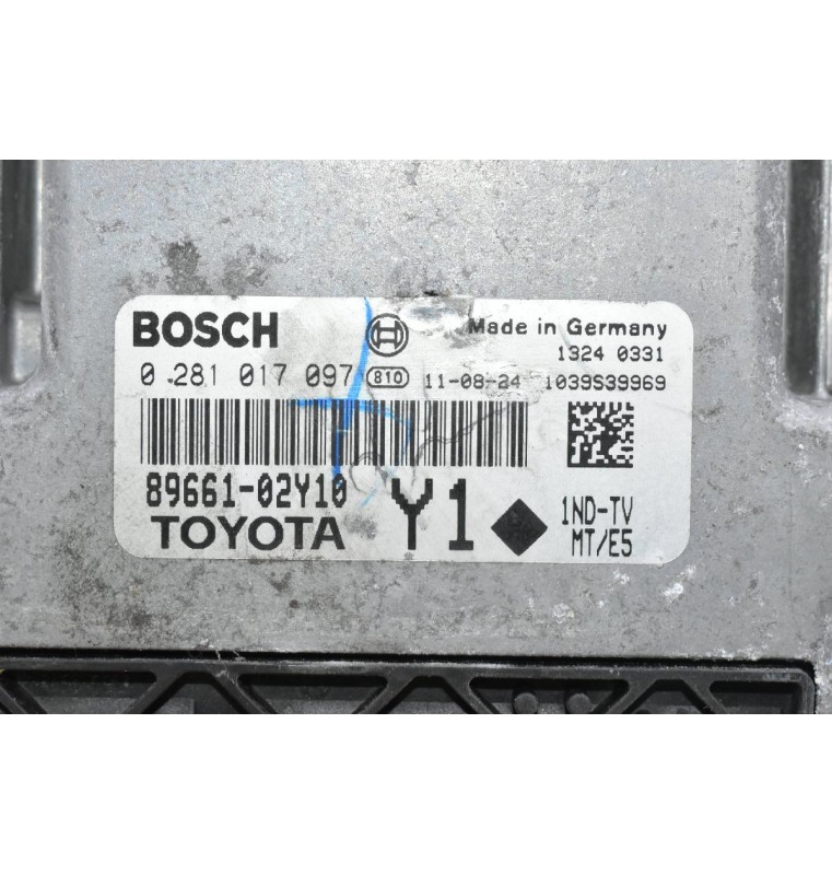 Εγκέφαλος Toyota Auris 1.4 D4D 2008-2013 BOSCH 89661-02Y10 0281017097 1039S39969